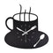12'' Wall Clock Quartz Decorative Kitchen Wall Clocks Decoration Watch Clock