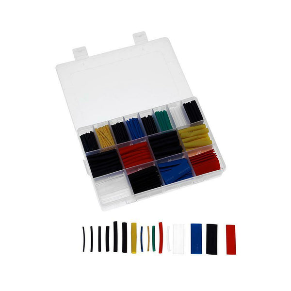 580pcs 2:1 Heat Shrink Tube Tubing Sleeving Wrap Wire Assorted Kit 5 Color