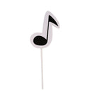 1set Piano Music Theme Cake Topper Happy Birthday Cupcake Topper Party Suppl Hn