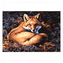 Diamonds Embroidery Animal Fox Round DIY Diamond Painting Cross Stitch Home