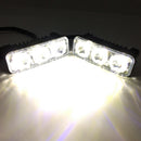 2X 3 LED Super White High Power Car DRL Daytime Running Light Fog Lamp Universal
