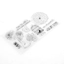 Silicone Transparent Seals Clear Stamps Flower for DIY Scrapbooking Photo