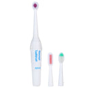 Waterproof Portable Electric Toothbrush AA Battery Brush with 2 Brush Heads