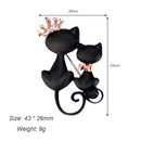 Crown Cats Rhinestone Brooch Badge Jacket Sweater Lapel Shirts Pins Jewelry