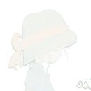 girl heat transfer nice day patch ironing stickers iron on patches appliques ME