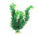 11.8" Green Artificial Plastic Plant Grass FishTank Aquarium Ornament Decor A