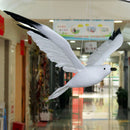 2pcs Creative Handcraft Foam Flying Seagull Statue Wall Hanging Art Decor for