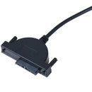 USB 2.0 to Mini Sata II 7+6 13Pin Adapter for Laptop CD Drive Converter Ca Nw