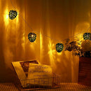 Green Leaf LED Light Fairy String Iron Art for Xmas Girl Bedroom Home Decor
