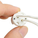 10pcs MR11 MR16 G4 GU5.3 Wire Connector HalogenLED Bulbs Holder Base Sockets