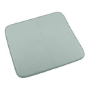 Absorbent Microfibre Drying Mat Dish Glassware Drainer Kitchen Sink Green