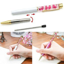 1PC Dried Flower Ballpoint Pen Rollerball Pen Writing Stationery School Supplies