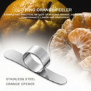 Stainless Steel Finger Type Orange Peeler Lemon Citrus Fruit Peeling Tools