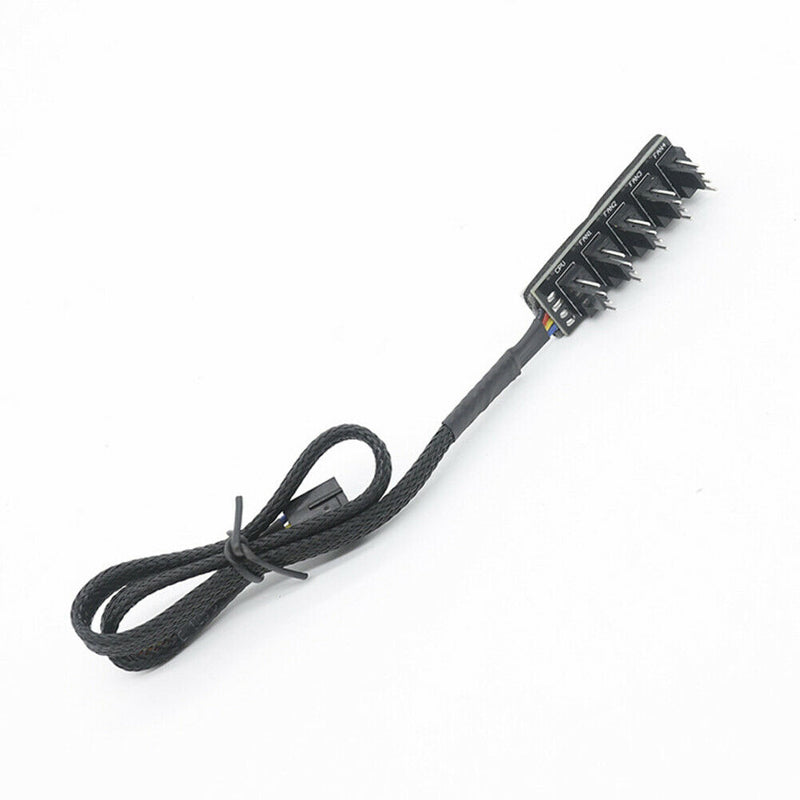 40cm 1 to 5 4-Pin PWM Fan CPU HUB Splitter PC Case Cooler Power Adapter