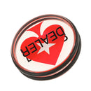 1Pcs 3 Inch Acrylic Pressing Poker Cards Guard Poker Dealer Button Thickness