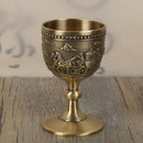 Classical Metal Wine Cup Handmade Small Goblet Household Copper Wine Glass  Y2F8
