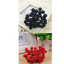 200Pcs Artificial Berries Wedding Xmas Floral Bouquet Wrealth Red + Black