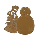Christmas Snowman Metal DIY Cutting Die Stencil for Scrapbooking Craft  A