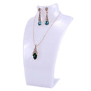 2 Packs Necklace Bust Display Holder - Jewelry Rack Neck Pendant Organizer Stand