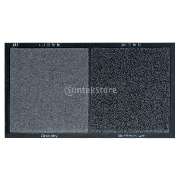 1x Disinfecting Doormat Sanitizing Floor Mat Entrance Carpet Cushion Gray Corful