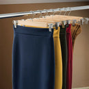 Wooden Skirt Hangers with Adjustable Clips (Pack of 10) Non-Slip Trouser Ha X2W4
