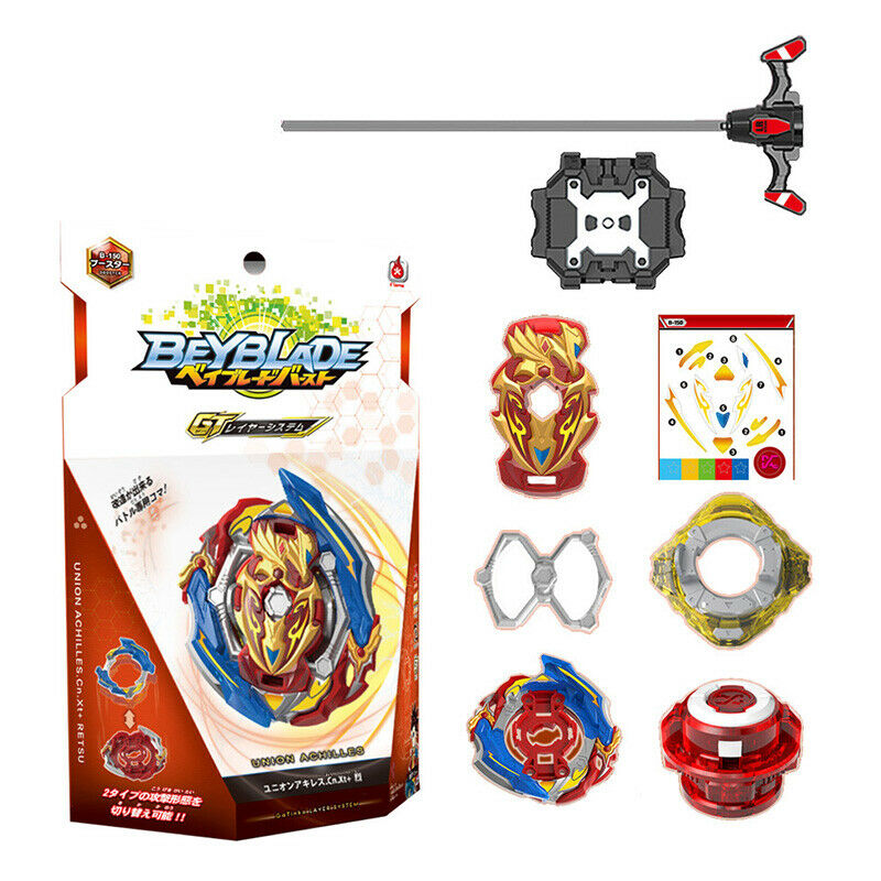 Fire Beyblade Burst Set GT B-150 Booster Union Achilles Cn.Xtend+ Retsu Kid Toys