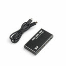 1X(Type C Input Mini Hdmi Amplifier Switch, 1 Port USB C & 3 Ports Hdmi 4Kx