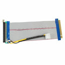 Powered PCI-E Extension Cable 16X To 16X Riser Extender Card with Molex LTC