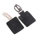 1 Pair Leather Snap Toggle Closure Toggle Buttons with Metal Buckle Clip