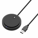 USB Omnidirectional Conference Microphone Speakerphone Mic Plug & Play