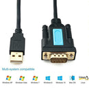 CableDeconn C0407 USB to RS232 Male to Male PL-2303 Adapter Converter Cable