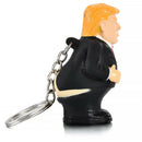 Donald Trump poop keyring president squeeze funny key chain novelty fun Gift New