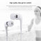 Hi-Fi Wired Earphones Earbuds Line Control 3.5mm In-Ear Headphones with Mic