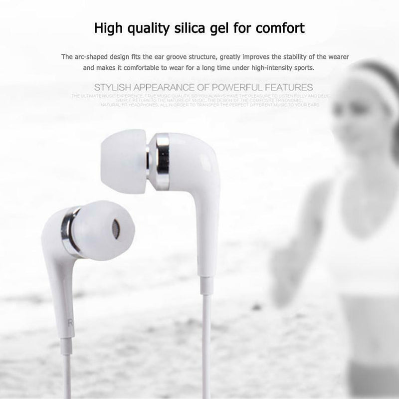 Hi-Fi Wired Earphones Earbuds Line Control 3.5mm In-Ear Headphones with Mic