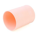 Desktop Cylinder Storage Box Pen Holder Cosmetic Jewelry Container (Khaki) A