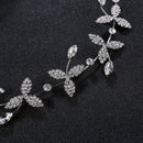 Crystal Tiaras Crowns Leaves Rhinestone Wedding Headbands Hairbands Bridal OZ