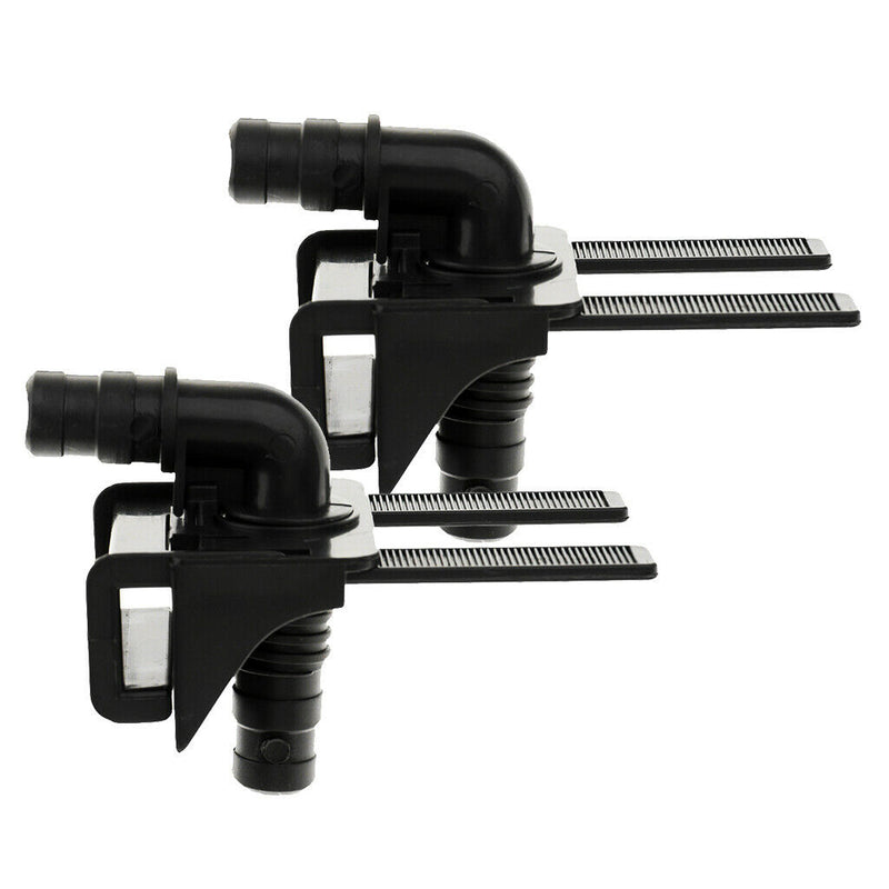 2 Pack Black Aquarium Pipe Clip Clamp, Fish Tank Hose Holder
