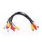 0.3 m RCA Durable Audio Video AV Cable Copper 3RCA L+R+V Usefulness VLQ