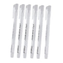 6x Fluorescent White Paint Pen Marking Drawing Painting Coloring Pen Markers