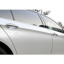 Black Side Door Handle Cover Stripe Trim for BMW 5 Series F10 F18 F11 2011-