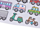 cars ambulance Patches Heat Transfers Stickers For Baby Cloth car Appliques