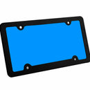 Matte Aluminum License Plate Frame with Chrome Screw Caps 32*7*2cm New