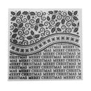 Merry Christmas DIY Scrapbooking Plastic Embossing Template Folder Stencil
