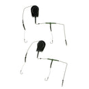 2x Durable Fishing Carp Coarse Hair Rig Hooks Set Inline Method Feeder Cages