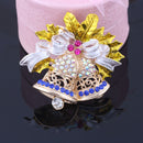 New Crystal Rhinestone Enamel Brooch Pin Wedding Party Christmas Gift Jewel