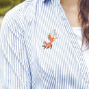 Cute Cartoon Animal Brooch Fox Enamel Badge Clothes Lapel Pins Jewelry Gift A