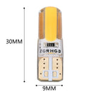 4 Pack Yellow Amber LED T10 W5W COB Car Lamp Interior Side Parking Bulb Light