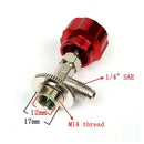 Car Air Conditioner M14 R134a Refrigerant Pressure Gauge Replenishment Meas A9H2