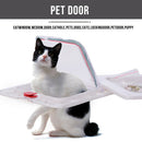 4 Way Magnetic Lock Lockable Flap Door Pet Gate For Puppy Dog Pet Cat Windproof