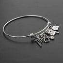 Nurse Cap Stethoscope Commemorative Adjustable Bracelet Ornament Gift HFB Gw
